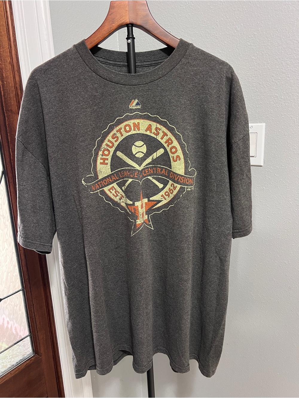 Majestic Houston Astros Graphic Tee Shirt Men's Size 2XL